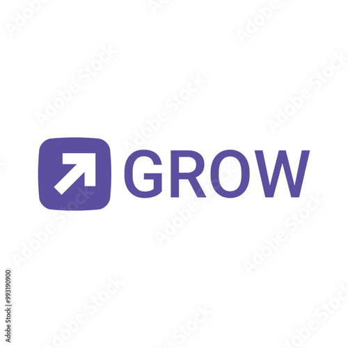 Letter G initial creative design with arrow shape growth business abstract logo