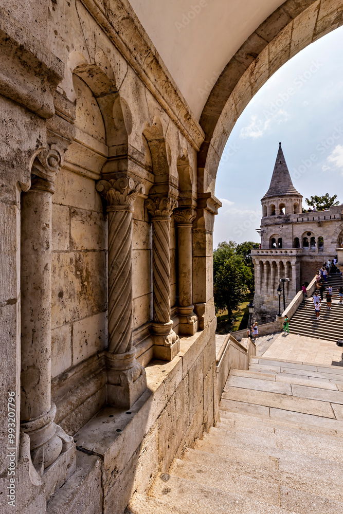 Obraz premium The fisherman bastion in Budapest