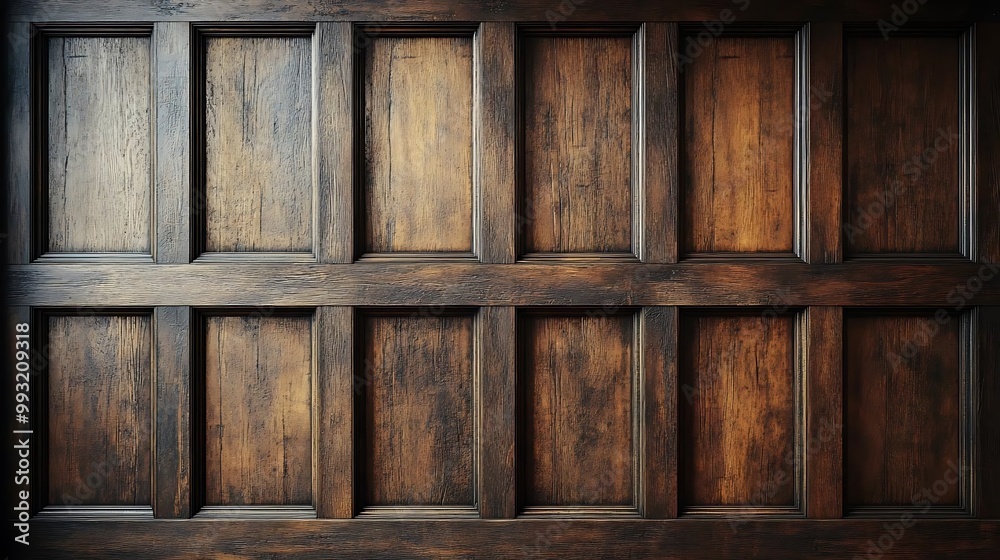 Dark Wood Panel Wall Background Texture Illustration Dark Wood Panel Wall Background Texture Illustration