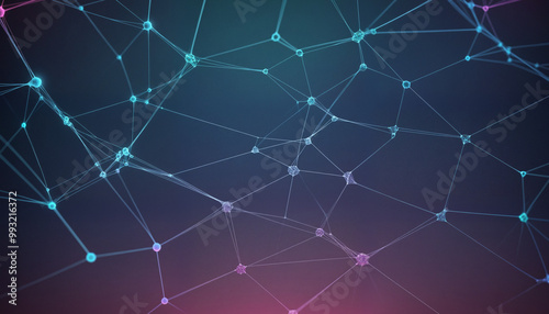 abstract network of web connections, internet, deep web, colorful technology