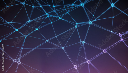 abstract network of web connections, internet, deep web, colorful technology