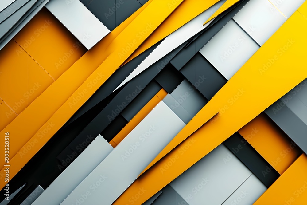 Vibrant abstract textures with geometric shapes in yellow and gray Vibrant abstract textures with geometric shapes in yellow and gray