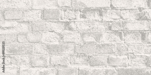 Black dotted textured background, noisy gritty dot halftone effect. Texture of old cracked destroyed brick wall, distress overlay, grunge.