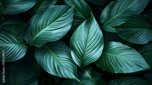 Vibrant Tropical Leaf Backgrounds. High-Resolution Images for Stunning Visuals