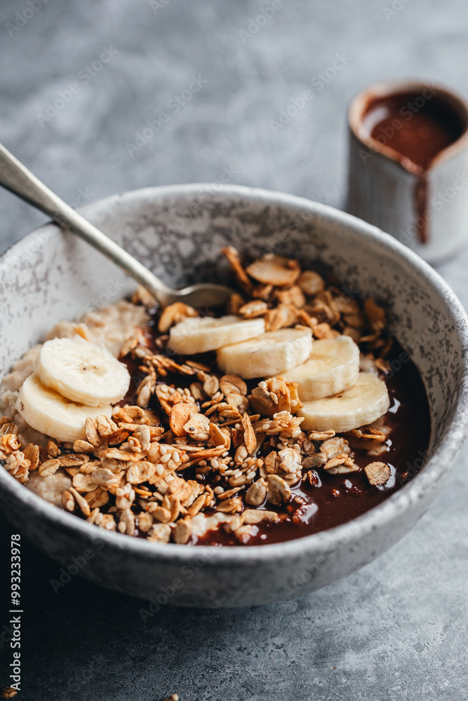 Bowl Porridge oat with banana Bowl Porridge oat with banana