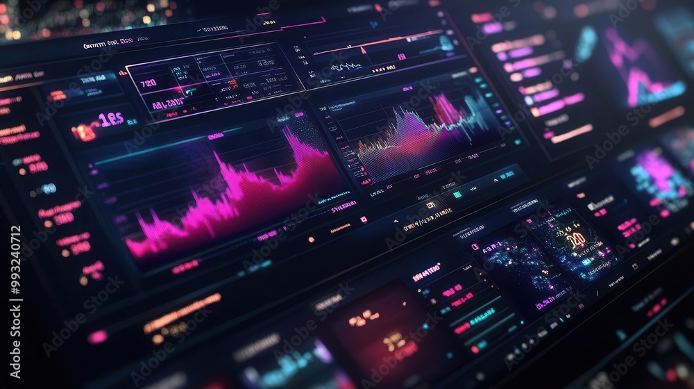 advanced analytics dashboard displaying financial trends graphs and insights with a sleek interface representing informed decisionmaking in business advanced analytics dashboard displaying financial trends graphs and insights with a sleek interface representing informed decisionmaking in business