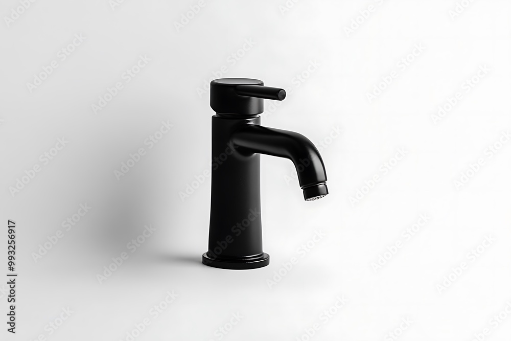 The kitchen water crane is isolated The kitchen water crane is isolated