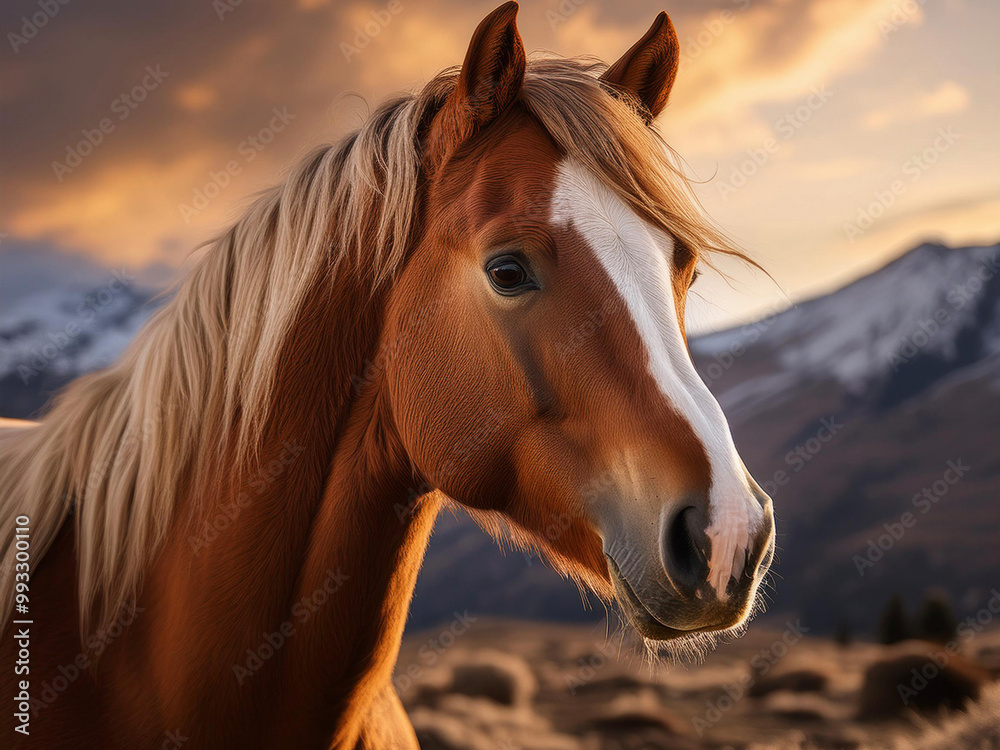 Obraz premium Beautiful and graceful horse