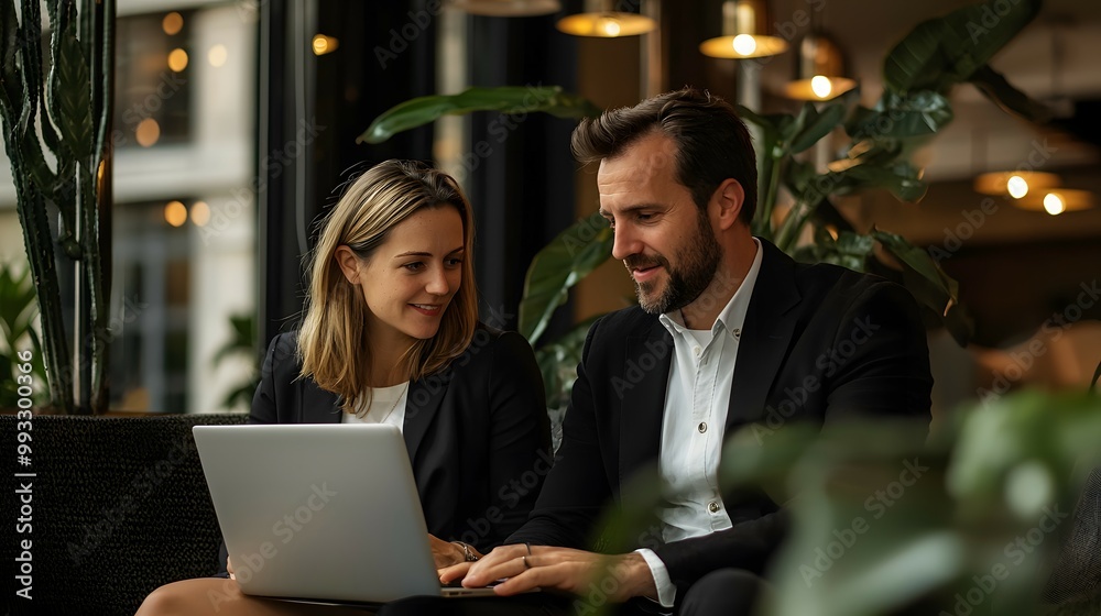 Professional Meeting in Casual Business Setting Professional Meeting in Casual Business Setting