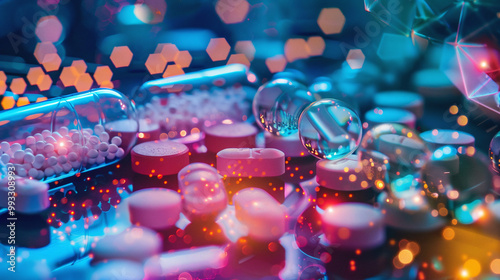 Medical Capsules with Data Lights