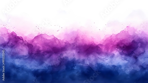 Subtle watercolor gradient of purple and blue