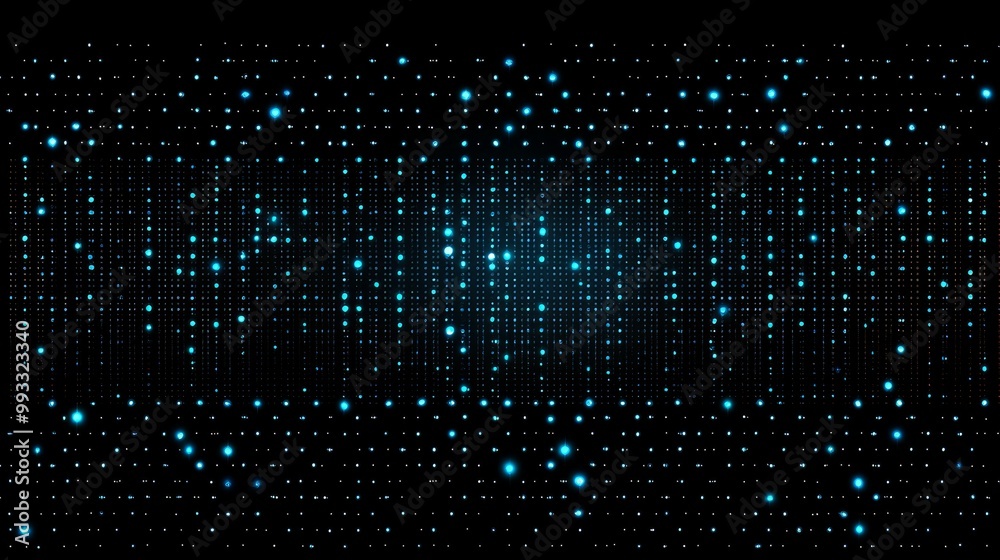 A slow-motion illustration background featuring blue and white particles A slow-motion illustration background featuring blue and white particles