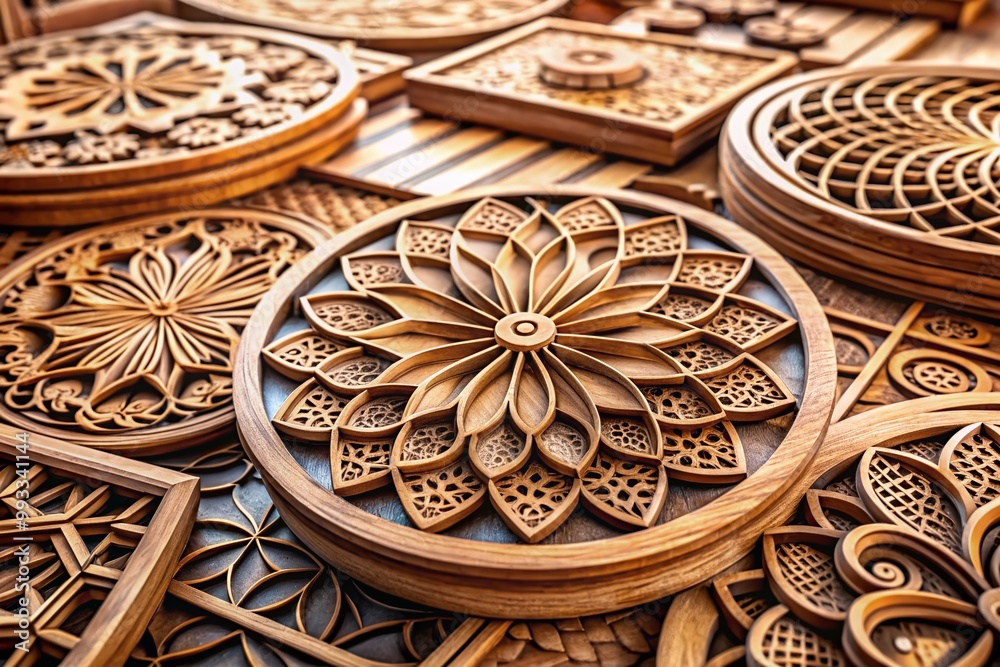 Intricate Wood Laser Cutting Designs Showcasing Precision and Detail in Craftsmanship Intricate Wood Laser Cutting Designs Showcasing Precision and Detail in Craftsmanship