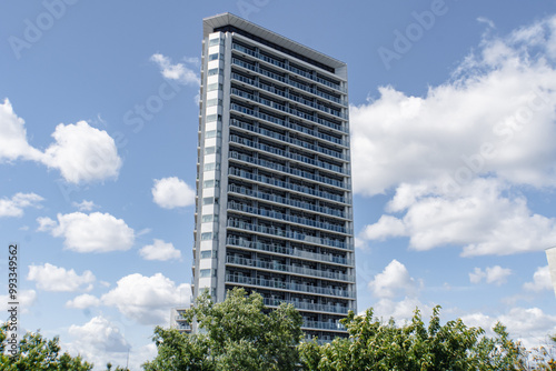 modern office building in the city