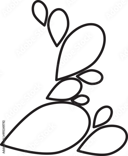 flower petals coloring page