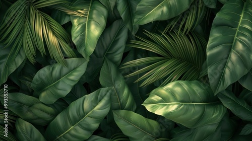 A cluster of vibrant green leaves beautifully set against a black background