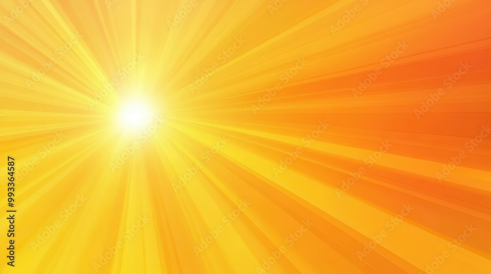 Abstract Sunburst Background - Orange and Yellow Radiant Light Rays - Bright Summer Design Abstract Sunburst Background - Orange and Yellow Radiant Light Rays - Bright Summer Design