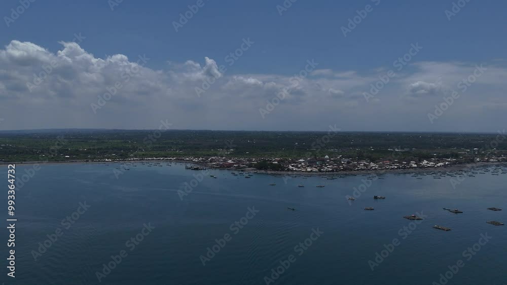 Aerial Video - clouds over the river, clouds over the lake Aerial Video - clouds over the river, clouds over the lake