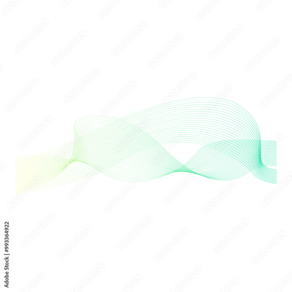 spectrum gradient line wave on white background, vector illustration. spectrum gradient line wave on white background, vector illustration.