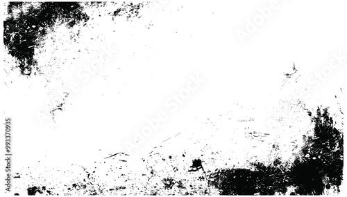 Grunge Vintage Effect, Abstract grunge black and white distressed texture background, Dust Particle and Grain Texture Overlay, black and white grunge texture, distressed vintage texture, grainy bg