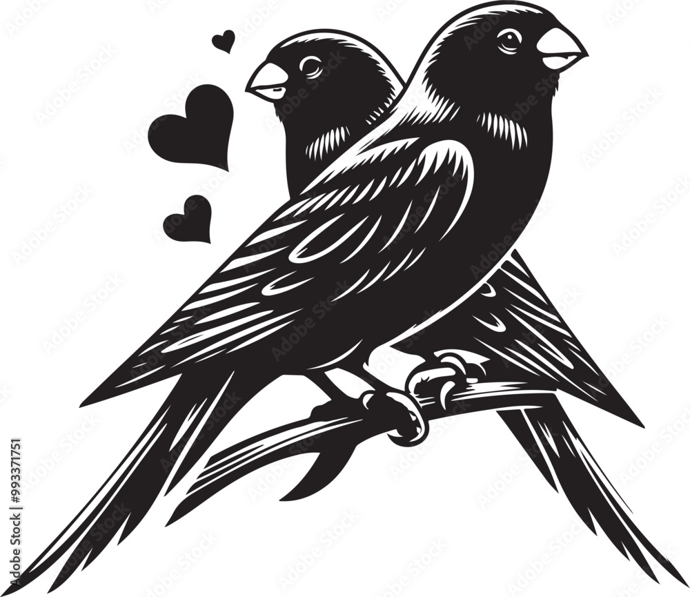 Obraz premium Isolated bird icon image vector 