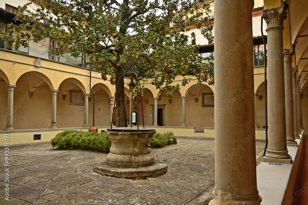 Naklejka premium Fiesole, la Badia Fiesolana - Firenze, Toscana