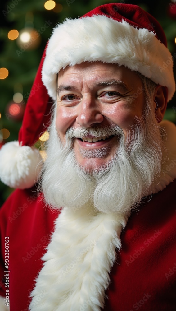 Illustration portraying Santa Claus during Christmas time Illustration portraying Santa Claus during Christmas time