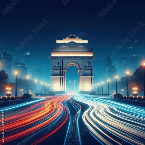 Futuristic India Gate photo