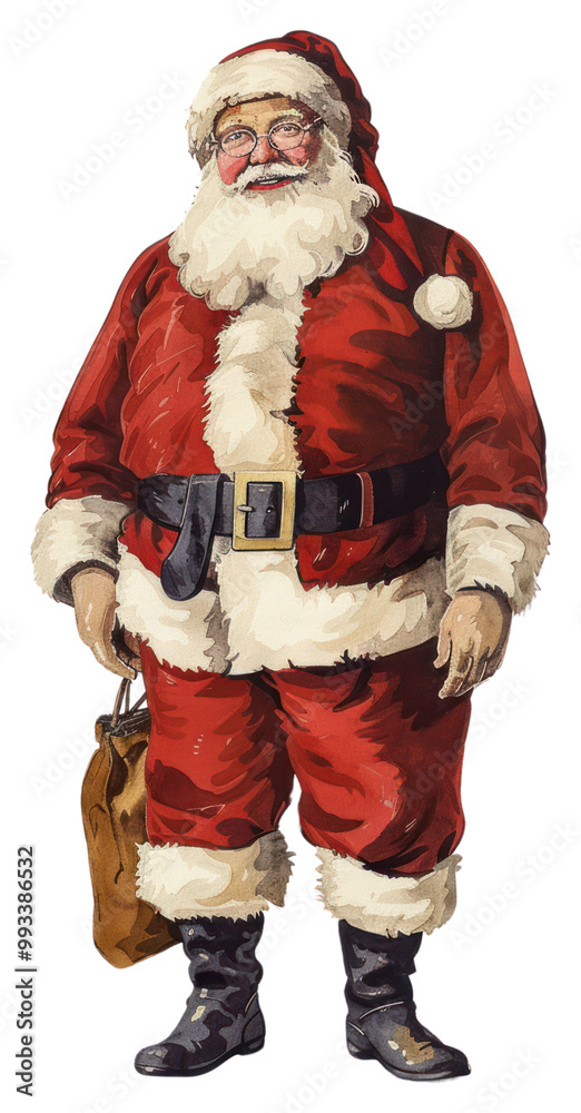 PNG Classic Santa Claus illustration PNG Classic Santa Claus illustration