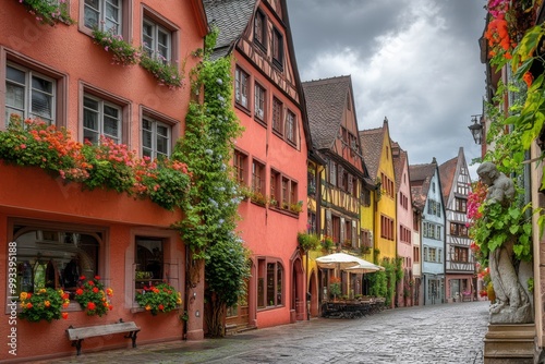 Divlingen an der Donau is on the Königstraße with the Middle Tor, Altem and New Rathaus