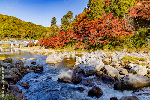 愛知県　香嵐渓の紅葉
