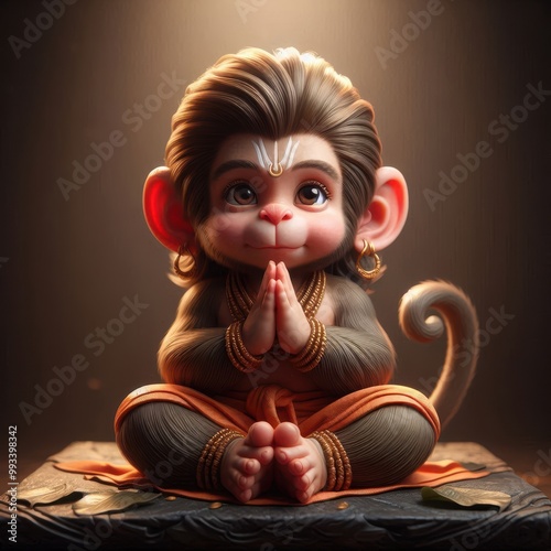 Lord Ram | Lord Hanuman | Cute Baby Hanuman photo