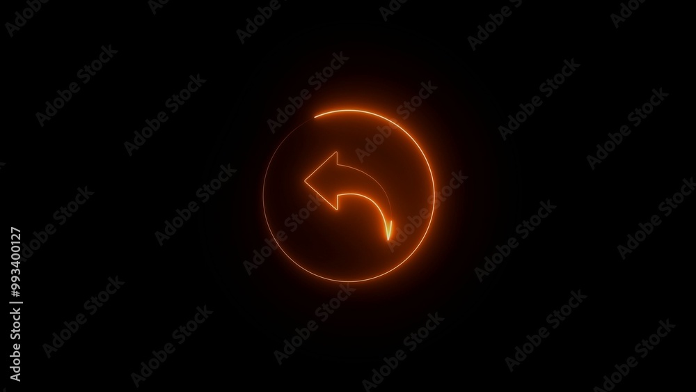 neon glow share or copy link icon illustration neon glow share or copy link icon illustration