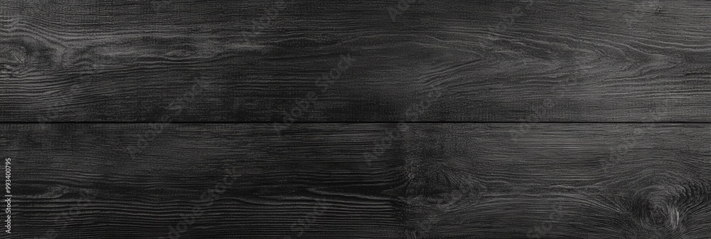 Naklejka premium Black Wood Grain Background Texture for Design