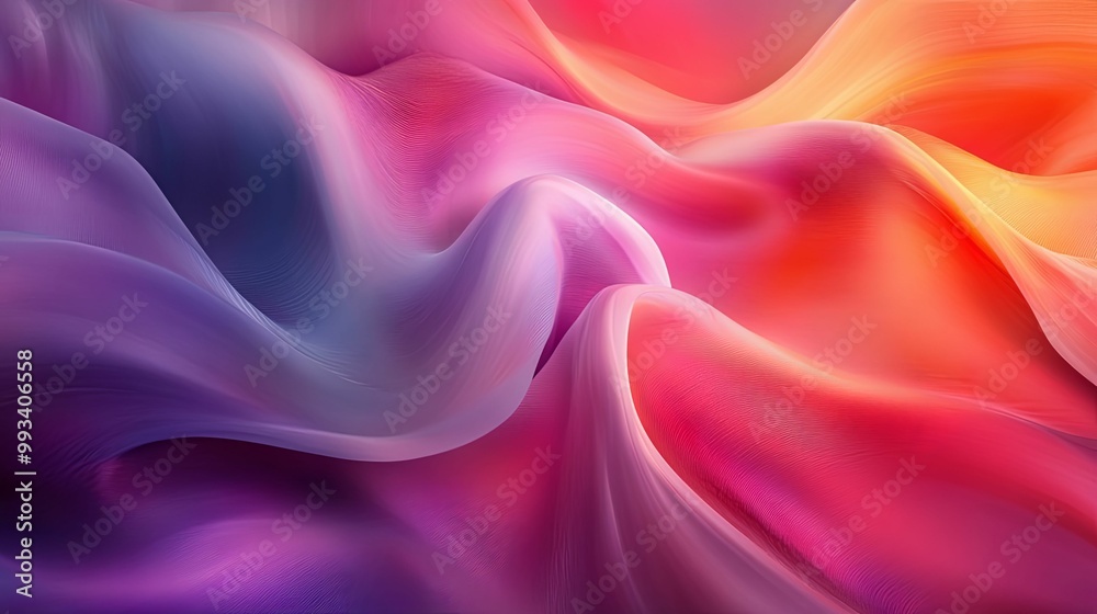 Abstract Wavy Background with Vibrant Colors Abstract Wavy Background with Vibrant Colors