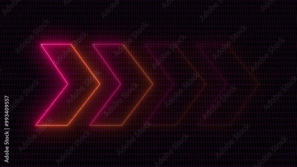 Arrow loop animation direction concept. Colorful arrow icon concept. Arrow direction sign animation. Usable in wayfinding and gaming. Arrow loop animation direction concept. Colorful arrow icon concept. Arrow direction sign animation. Usable in wayfinding and gaming.