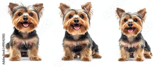 dog isolated white background