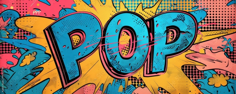 Obraz premium Abstract pop art background with 