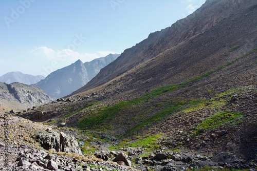 landscape in the  Atlas mountains photo