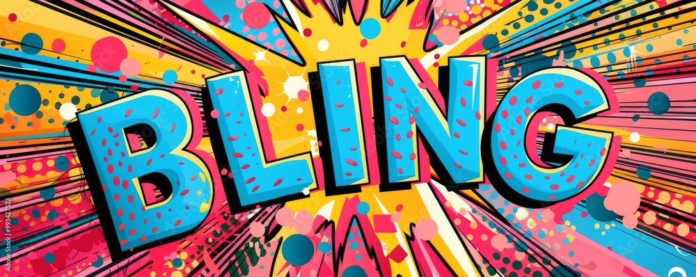 Energetic pop art background with Energetic pop art background with
