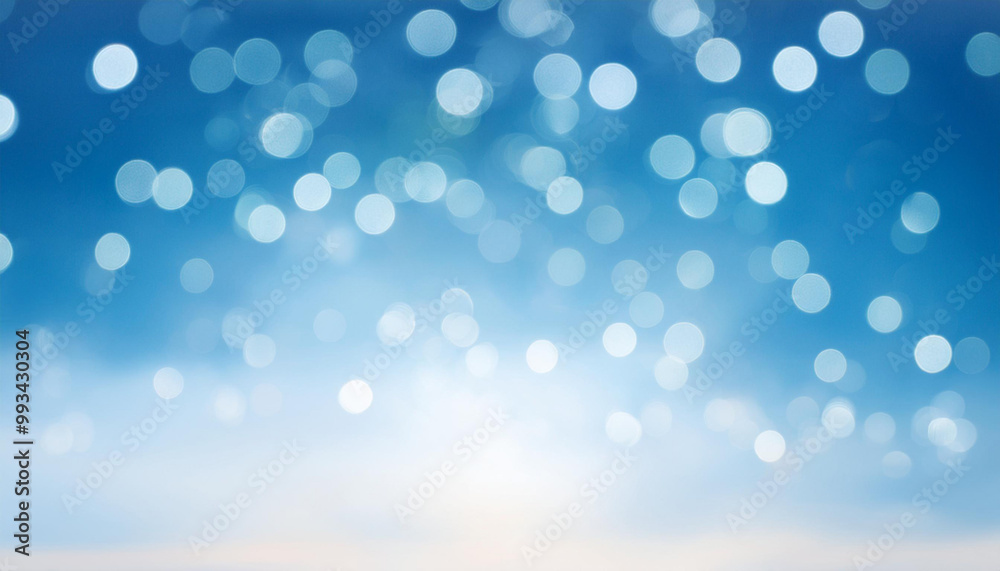 Abstract bokeh background with out of focus white lights on a blue background. Abstract bokeh background with out of focus white lights on a blue background.