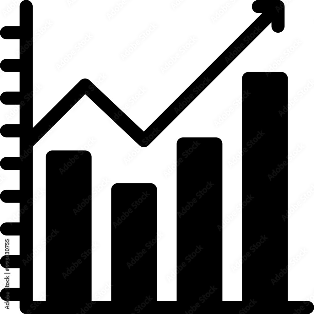 graph, bar chart, analytics, business graph, increase Icon graph, bar chart, analytics, business graph, increase Icon
