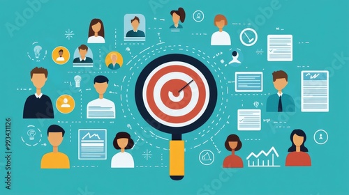 Illustration of identifying target audience through market research