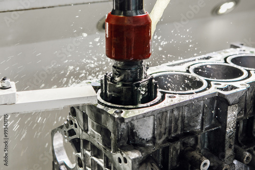 Photos Work of Cylinder honing engine machine