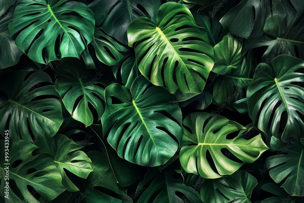A high-quality generative ai wallpaper of red and green leaves A high-quality generative ai wallpaper of red and green leaves
