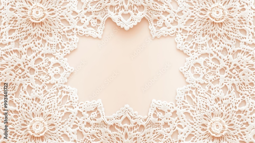 custom made wallpaper toronto digitalElegant lace border with a soft pastel background, perfect for invitations or decorative designs.