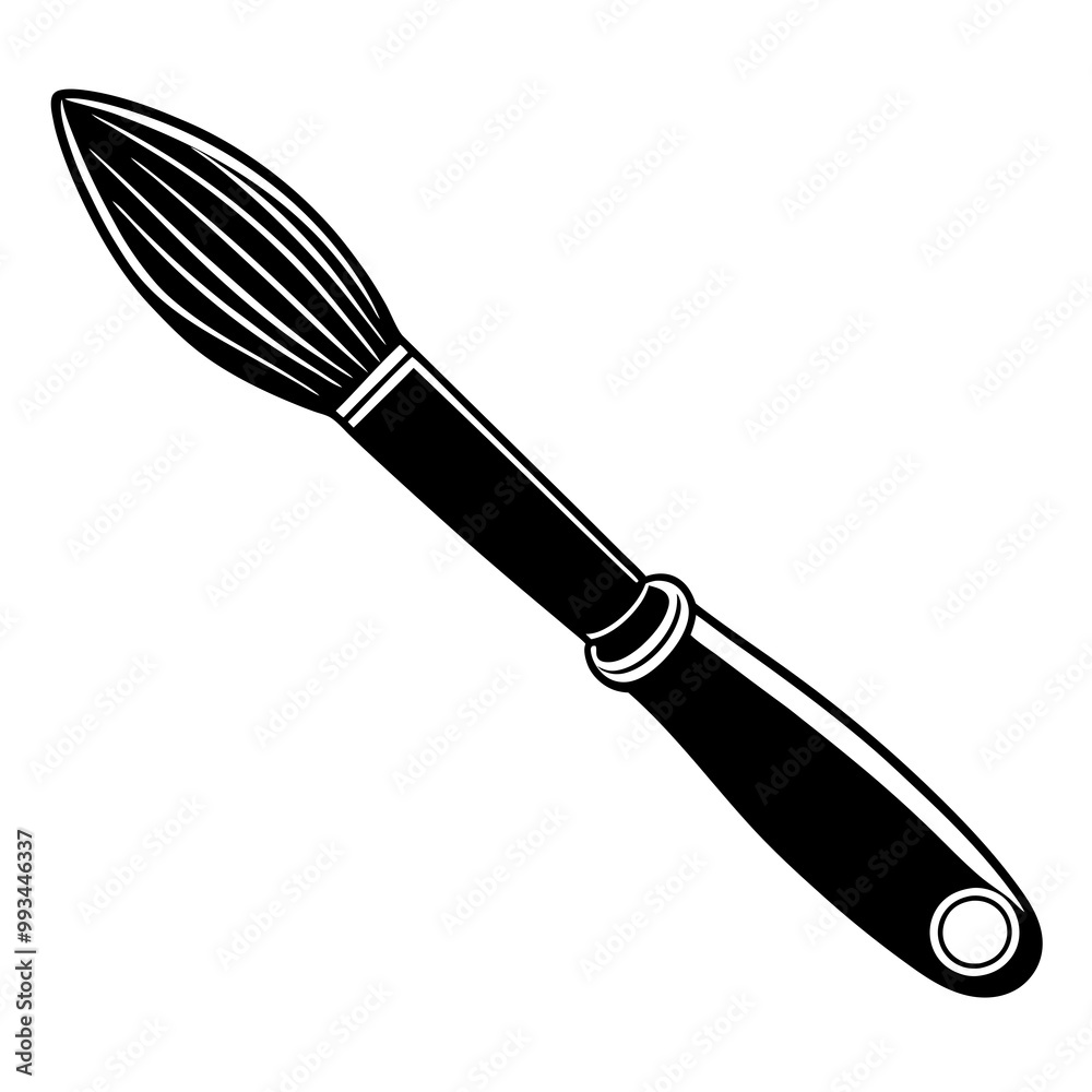 Fototapeta premium little drawing brush