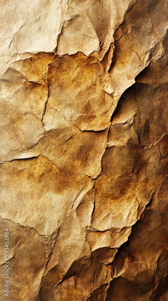 High-resolution crumpled stained paper texture High-resolution crumpled stained paper texture