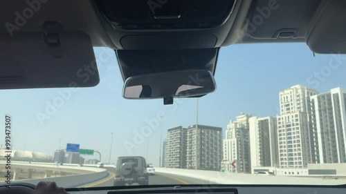 Highway roads in Dubai