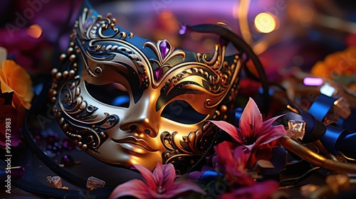 city carnival mask